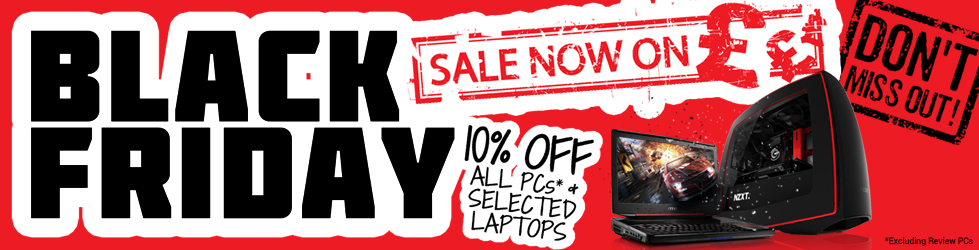 Black Friday Sale Now On 10% Off All PCs & Selected Laptops!