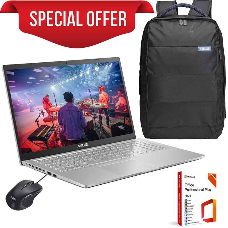 mucho Primero A gran escala ASUS X515MA Intel Celeron N4020 8GB RAM 1TB HDD 15.6" FHD Windows 11 Home  Laptop With Free ASUS Backpack, Mouse and Free Microsoft Office Plus 2021  X515MA-EJ539W | £299.00 | Mesh Computers