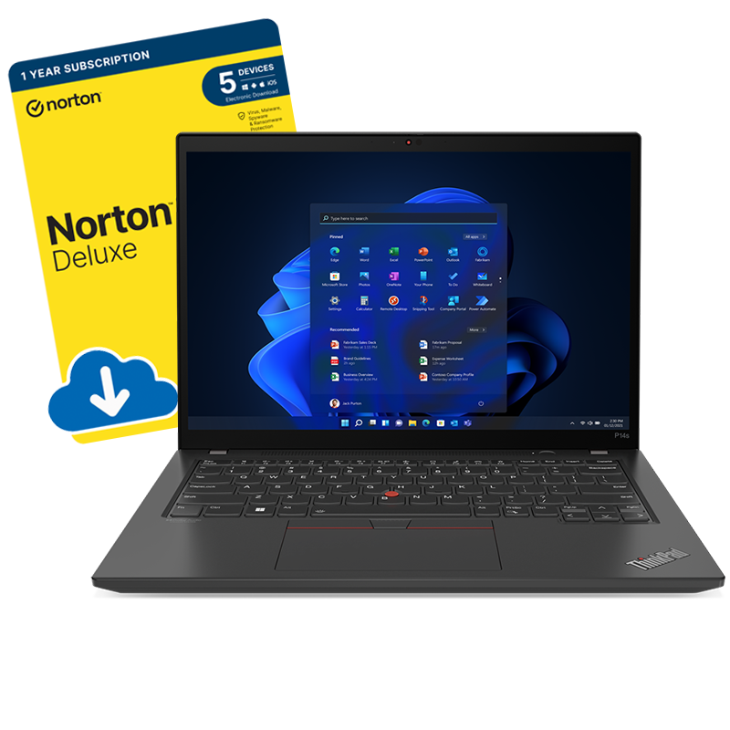 Lenovo ThinkPad P14s Gen 3-Front View-Norton-800x800