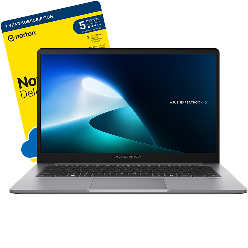 ASUS ExpertBook P1-Front View-Norton