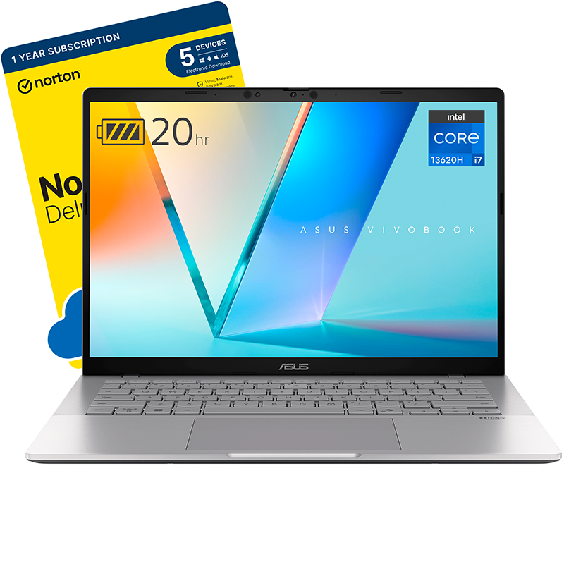 ASUS Vivobook S 14 M3407-Front View-Norton 3