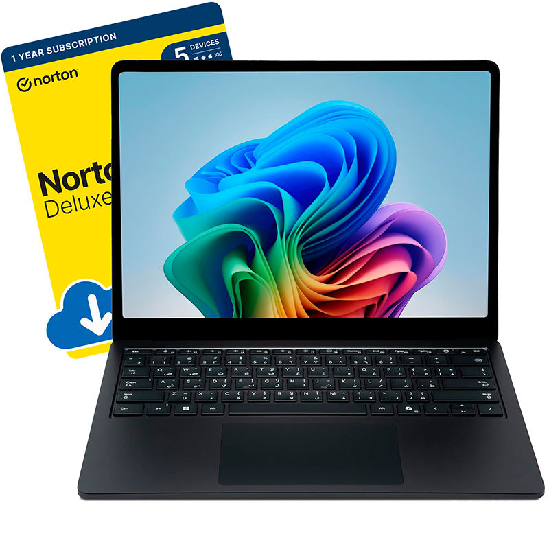 Microsoft Surface Laptop 7 for Business-Black-Norton