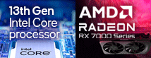 intel 13th Generation Processor and AMD Radeon RX 7000 Series GPU