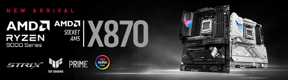 ASUS X870 Series Gaming PCs