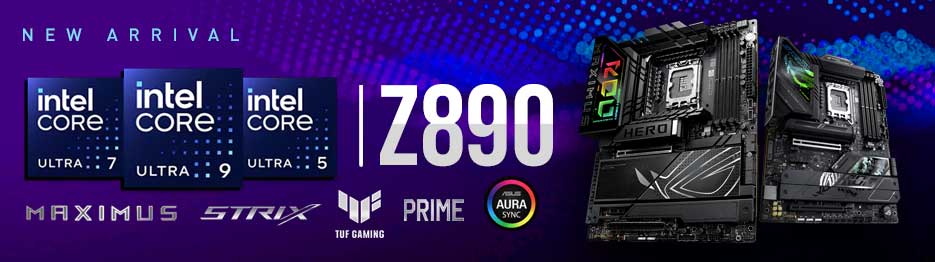 MESH Gaming PCs: Intel Core Ultra Processor with ASUS Z890 Motherboard