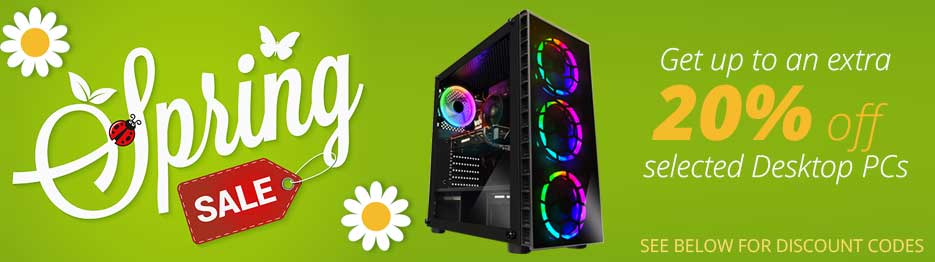 MESH Spring Sale - Get up to an extra 20% off selected PCs