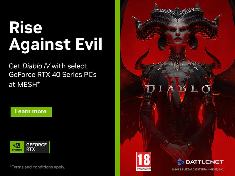 Get Diablo IV with select GeForce RTX 40 Series