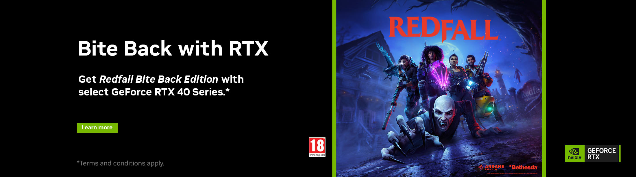 Get Redfall Bite Back Edition with select GeForce RTX 40 Series PCs