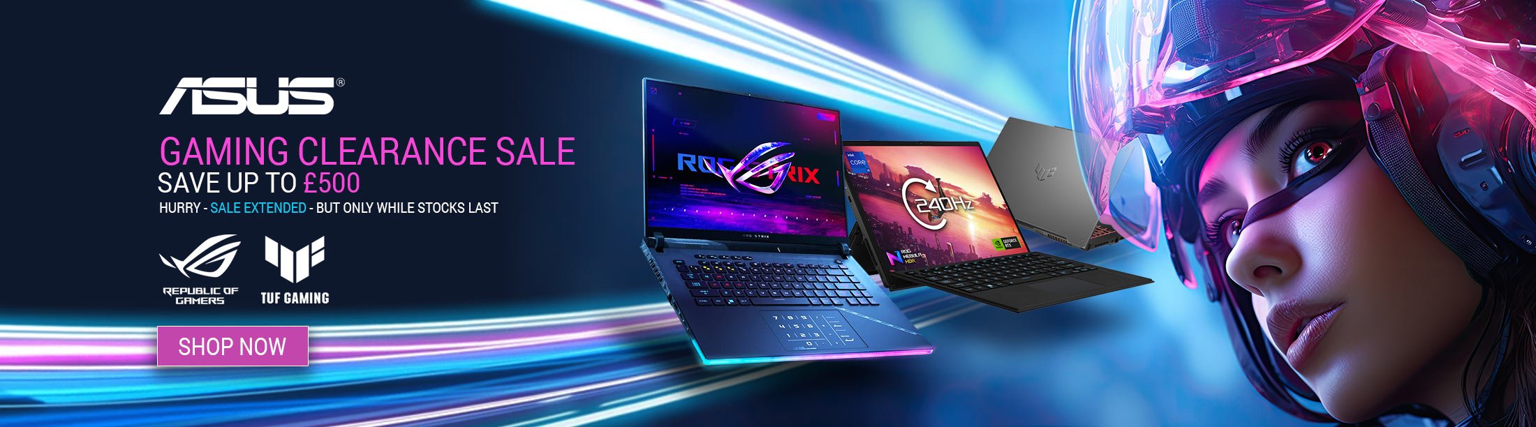 ASUS Gaming Clearance Sale.
