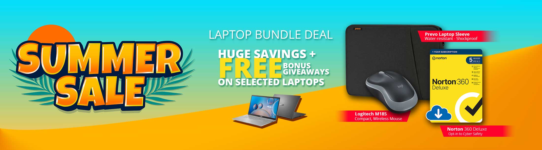 MESH Summer Laptop Bundle Deal.