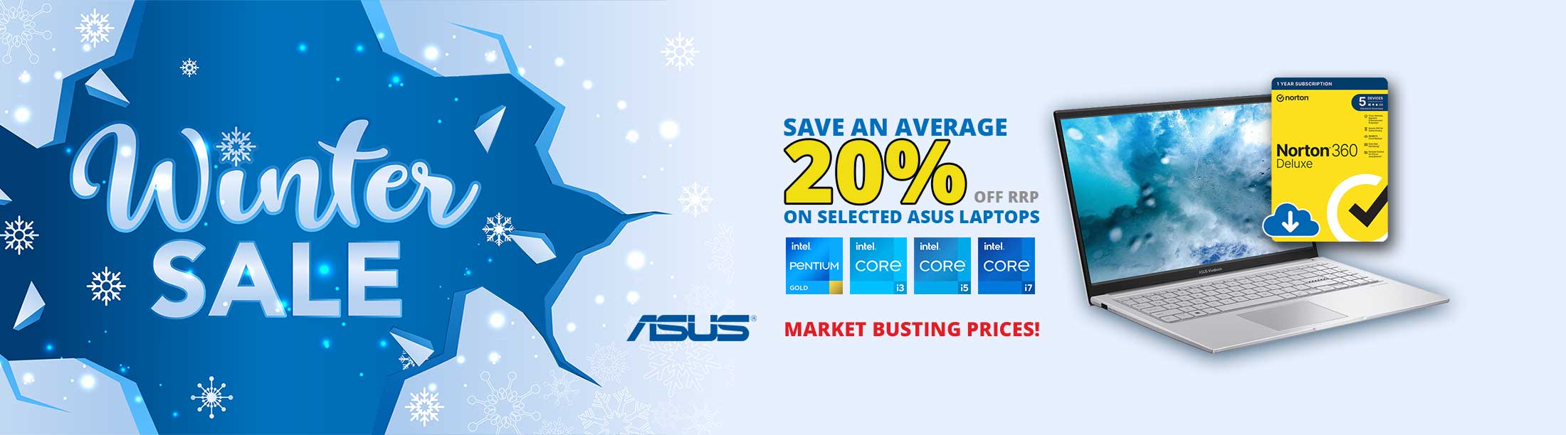 MESH Winter ASUS Laptop Deals.