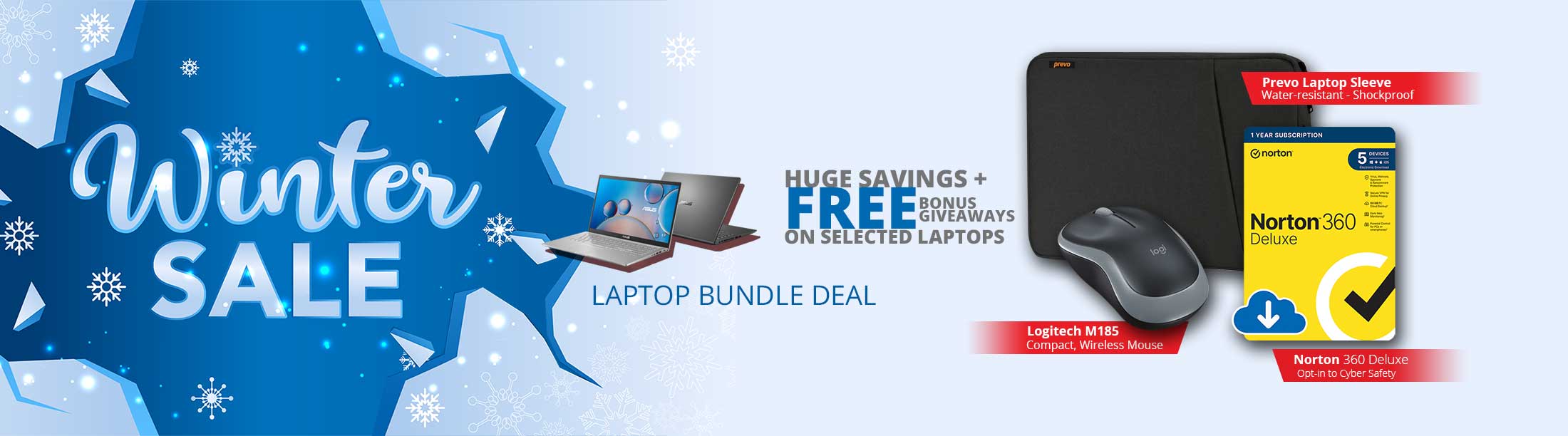 MESH Winter Laptop Bundle Deal.