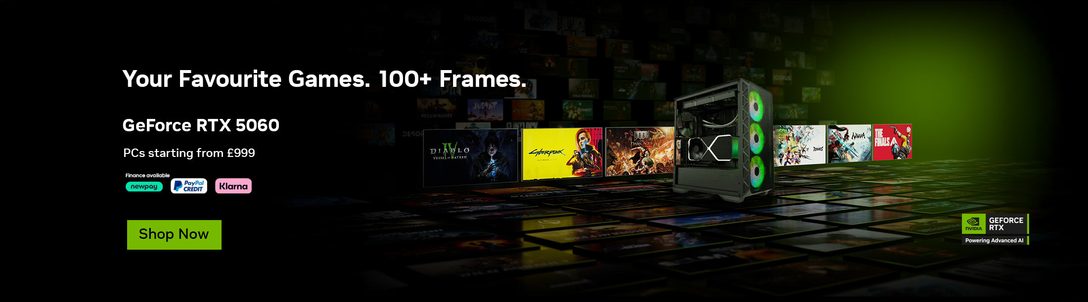 Your Favourite Games. 100+ Frames.