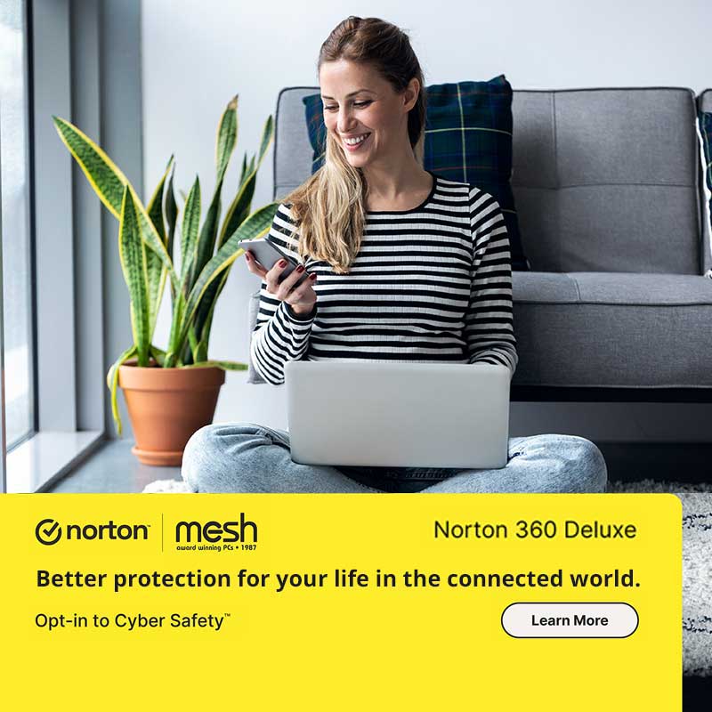 Norton 360 Deluxe - Opt-in to Cyber Safety