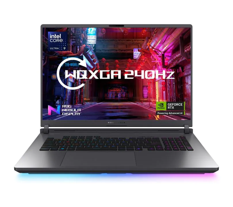 ASUS ROG Strix G18 G814 AMD Ryzen 9 8940HX 32 GB DDR5 RAM 2 TB SSD NVIDIA GeForce RTX 5070 8GB GDDR7 18" 2.5K Wi-Fi 6E Windows 11 Pro - 20
