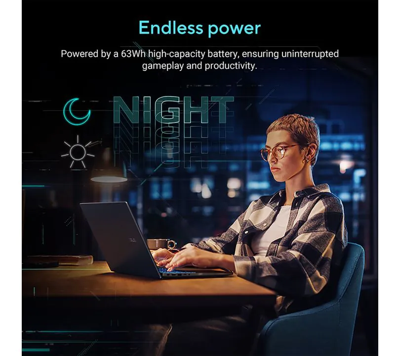 ASUS V16 Intel Core 7 240H 32 GB DDR5 RAM 1 TB SSD NVIDIA GeForce RTX 5070 8GB GDDR7 16" WUXGA Windows 11 Home - 13